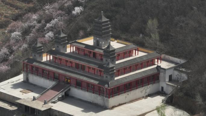 浐灞大阿弥陀寺陕西古寺西安旅游西安古建筑