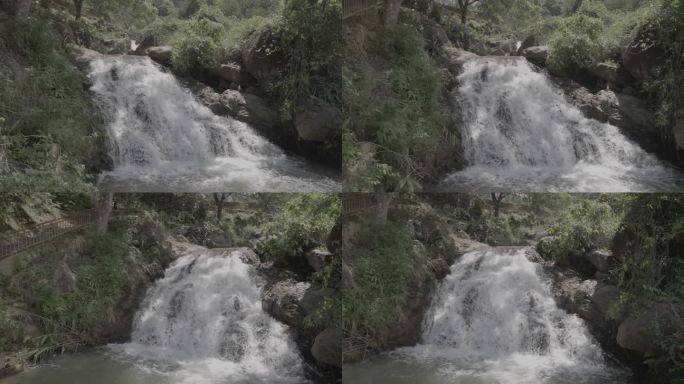 山间小溪瀑布流水