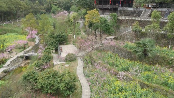 酉阳桃花源5A级风景区航拍