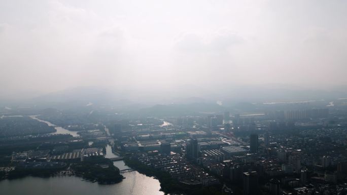 绍兴航拍轻纺基地