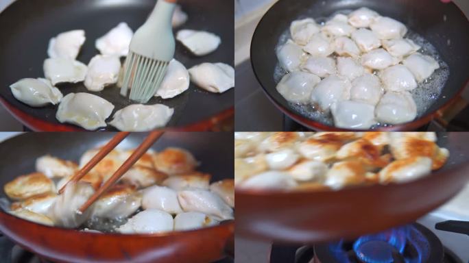 煎饺、饺子实拍