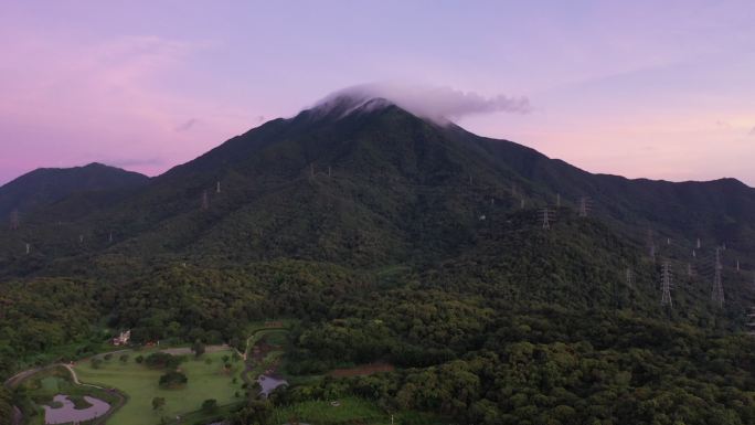 深圳 梧桐山 沙头角 山脉 梧桐山航拍