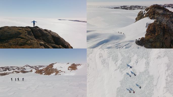 4K团队攀登雪山合集