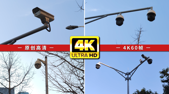 4K一组监控摄像头天网