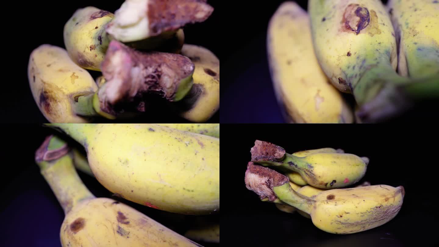 镜头合集小米蕉香蕉青香蕉水果2
