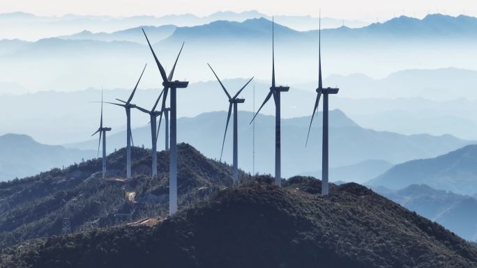 风力发电 群山 新能源