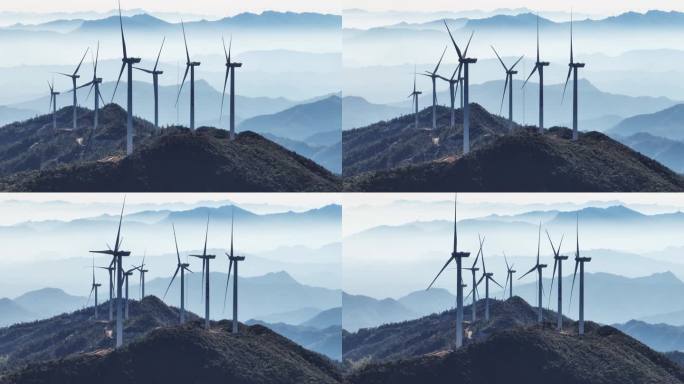 风力发电 群山 新能源