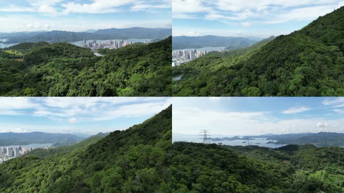 深圳 盐田港 梧桐山 沙头角 盐田航拍