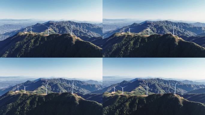 风力发电 高山 清洁能源 环保