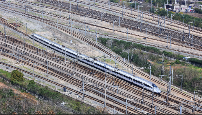 【4K】高铁进站 动车 和谐号 复兴号