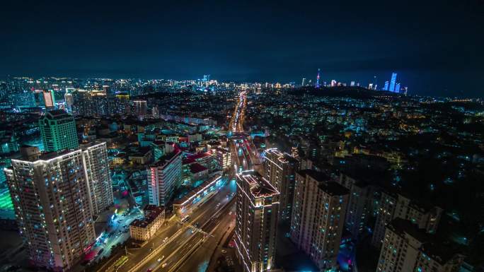 高质量青岛夜景素材