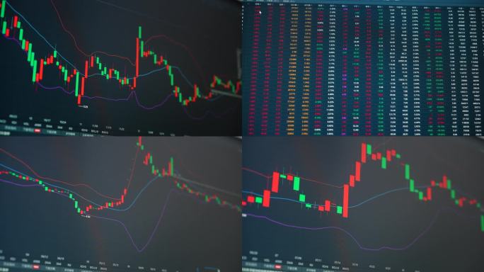 证券分析股票股市数据k线走势图