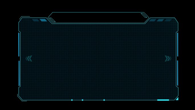 科技视频框HUD