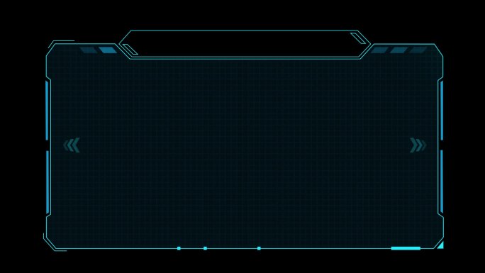 科技视频框HUD