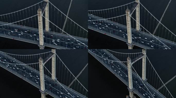 福州鼓山大桥近景长焦4K悟2拍摄
