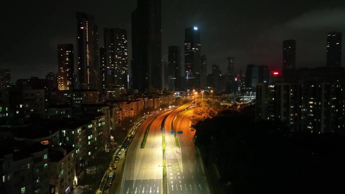 【正版原创】深圳滨河大道公路夜景