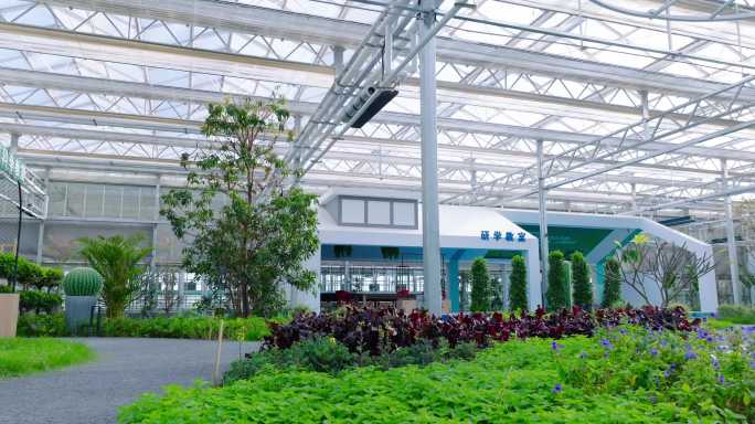 现代温室大棚植物园