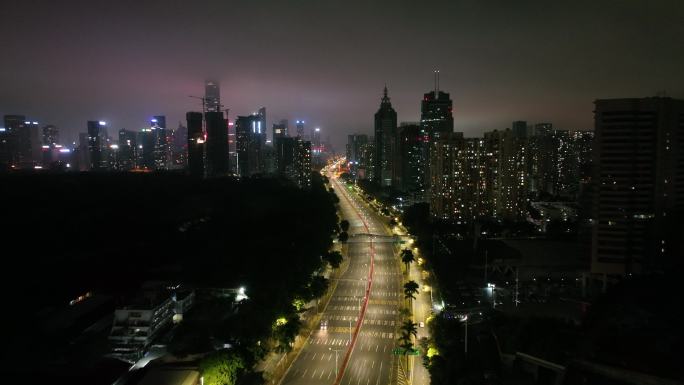 【正版原创】深圳滨河大道公路夜景