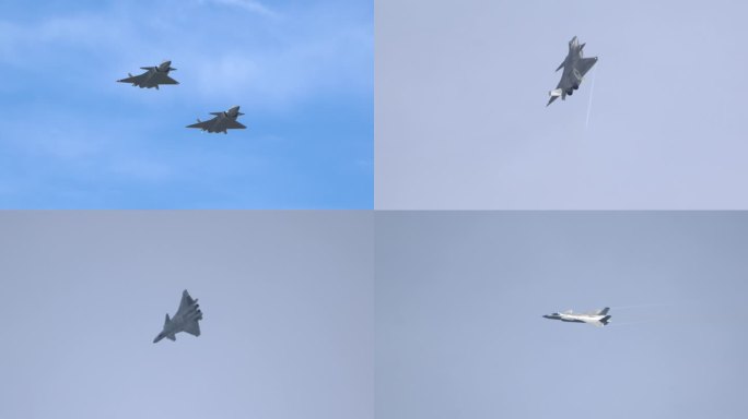 4K稳定：2022空军开放日歼20战斗机