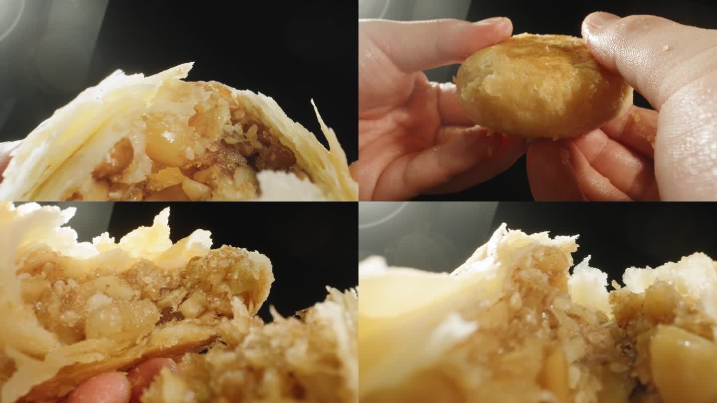 月饼 中秋 节日氛围 美味 酥皮月饼升格