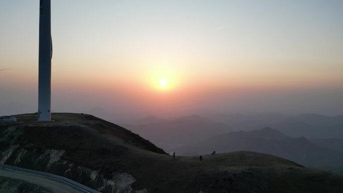 高山日落大山黄昏唯美大气