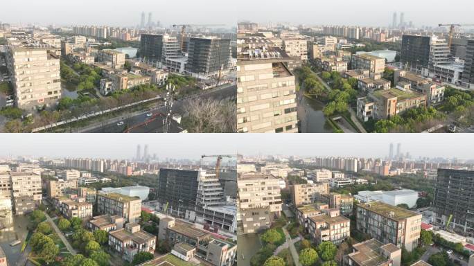 5K原素材-航拍上海张江创新园