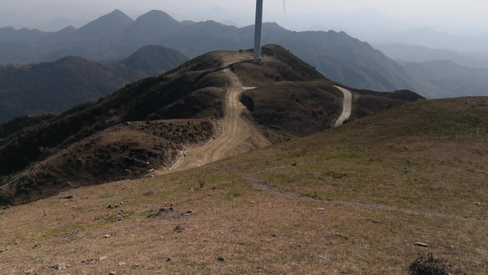 高山风车大山风光