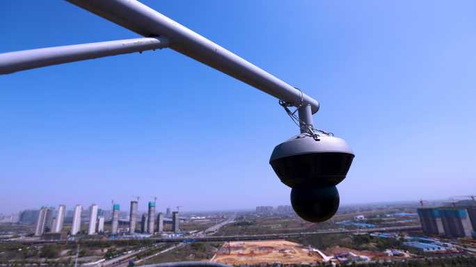 8K城市高空天网工程天网监控摄像头