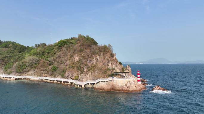 大梅沙海滨栈道灯塔