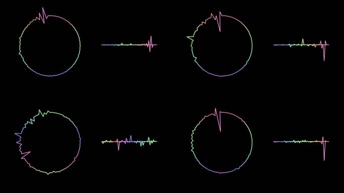 【AE工程】音波随音乐跳动可自定义形状