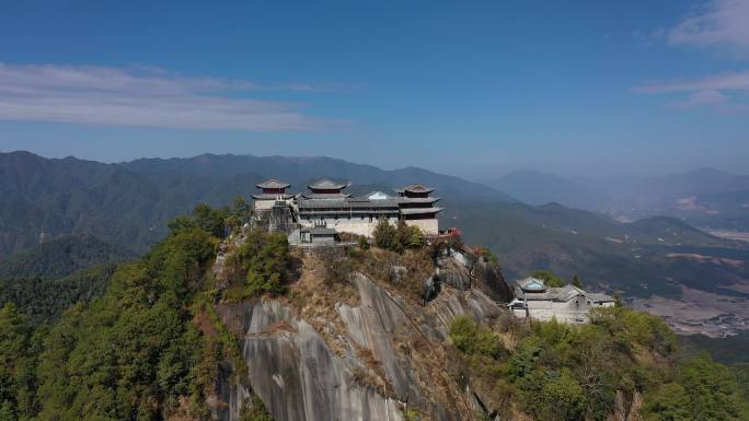 航拍腾冲云峰山