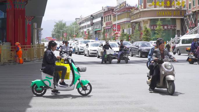 文明城市 街头 整洁 有秩序