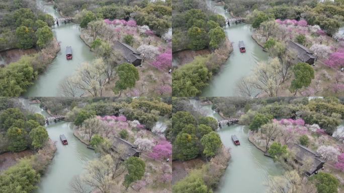 西溪梅墅 西溪湿地 杭州 4k航拍 大疆