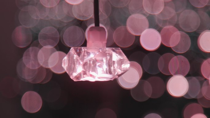星空艺术馆唯美水晶钻石光斑4K镜头