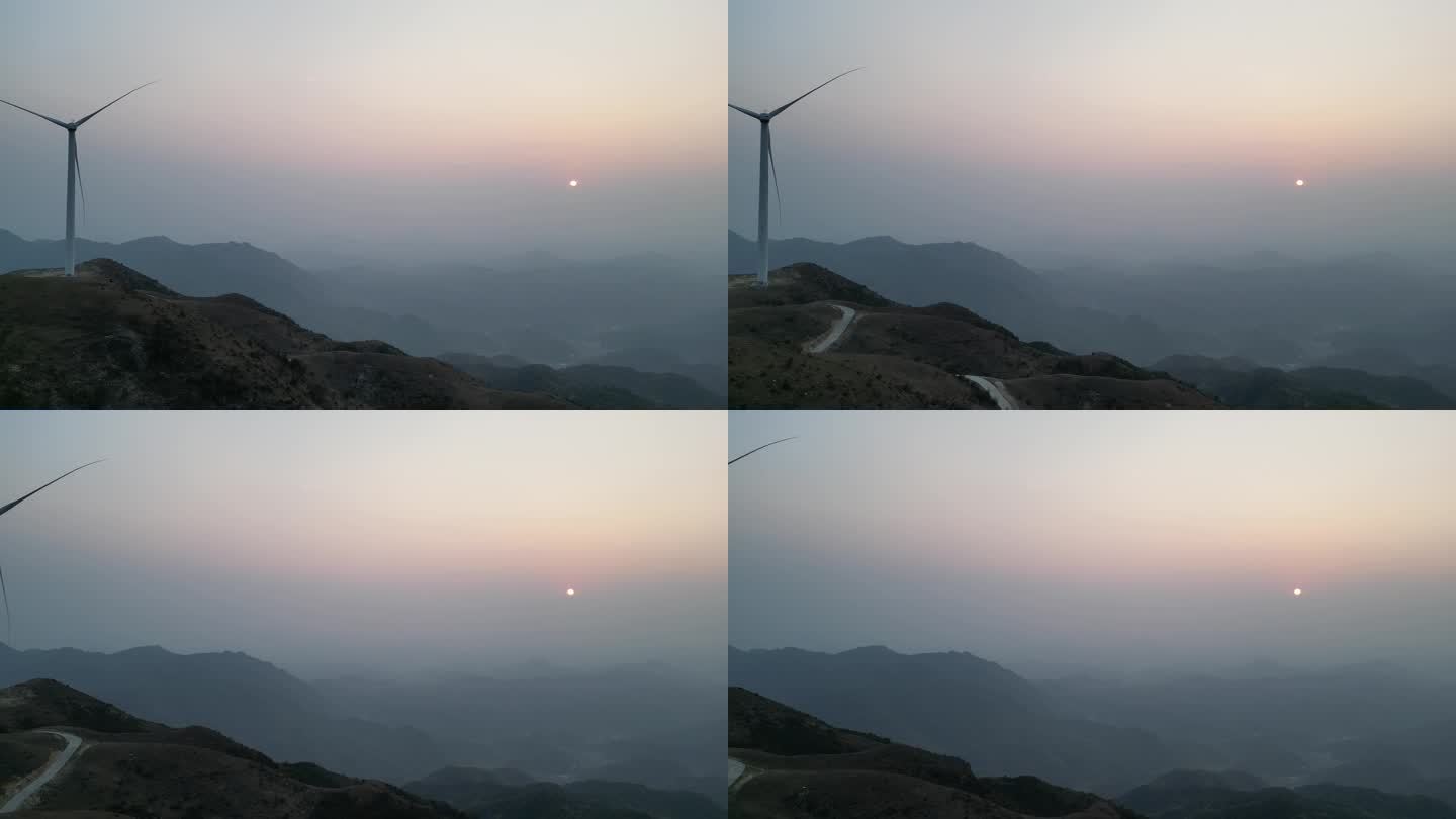 高山草甸看日落夕阳