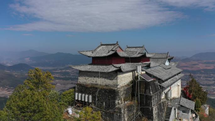 航拍腾冲云峰山