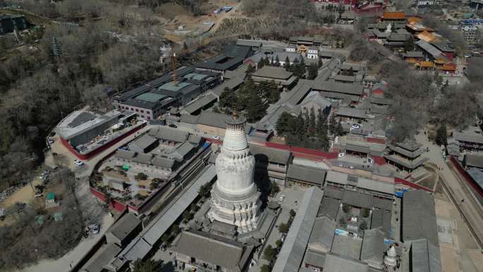 五台山航拍全景