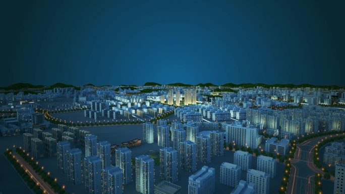三维城市发展建设规划生长