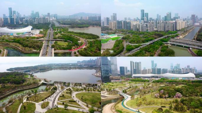 【4K原创】深圳城市公园绿化