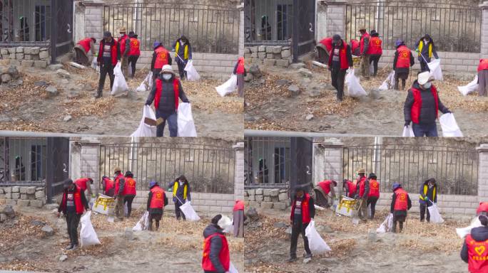 雷锋 志愿者 捡垃圾 爱护环境 环境卫