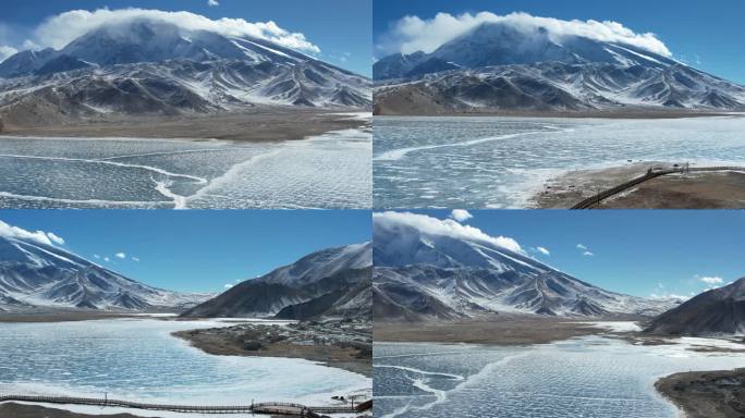 【大疆航拍】雪山、高原、冰面4K高清航拍