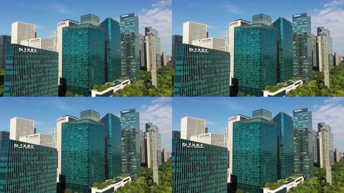 杭州钱江新城 CBD大楼交通银行航拍