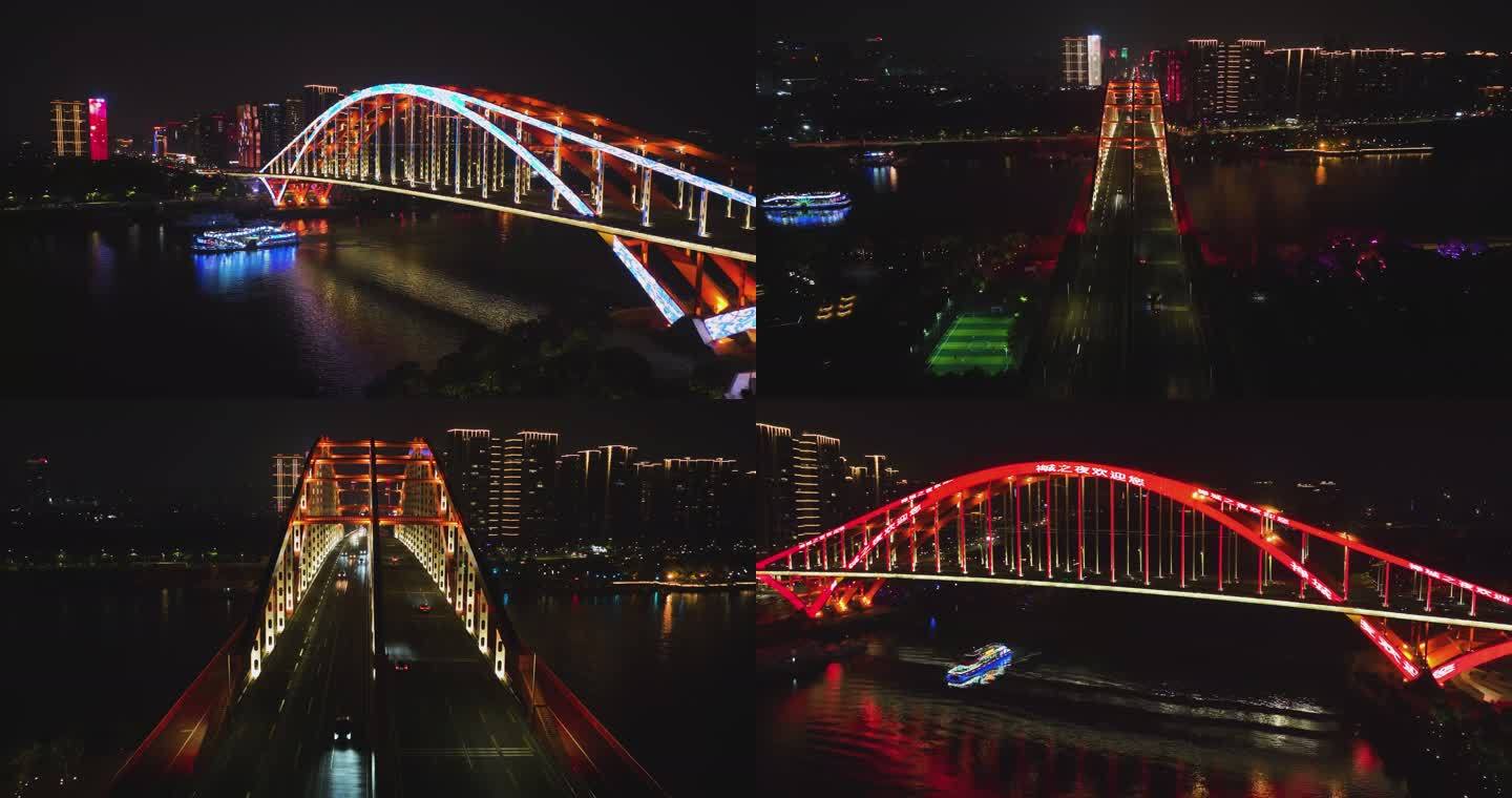 东平大桥夜景航拍（5K）