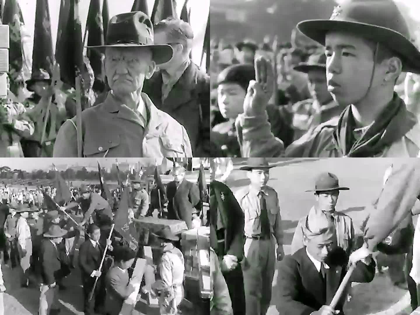 1951年战后日本 童子军