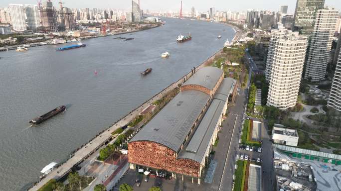 4K原素材-航拍上海1862时尚艺术中心