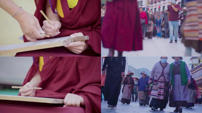 手工艺 唐卡制作 藏族传统