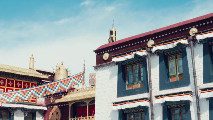 西藏拉萨八廓街大昭寺 风景