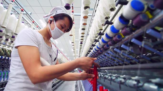 高清4k  高端纺织设备生产线