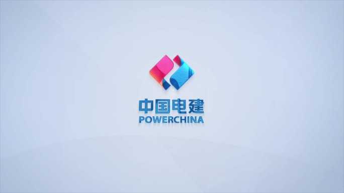 简洁明亮logo落版