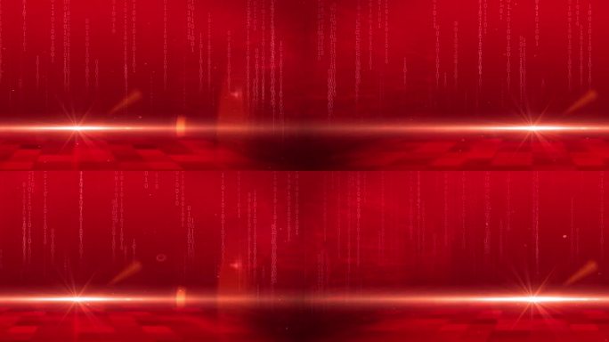 大气开场片头KV科技背景(红色版)